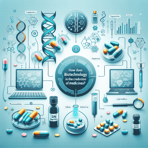 ¿Cómo funciona la biotecnología en la creación de medicamentos?