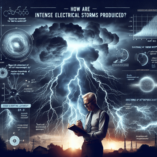 ¿Cómo se producen las tormentas eléctricas intensas?