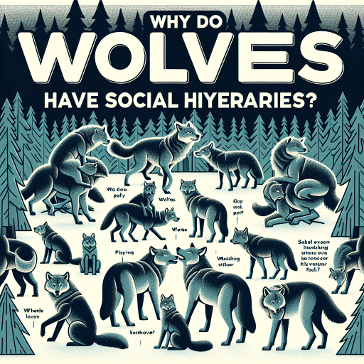 ¿Por qué los lobos tienen jerarquías sociales?